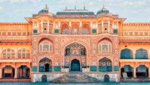 Exploring Amber Fort on my Jaipur budget trip